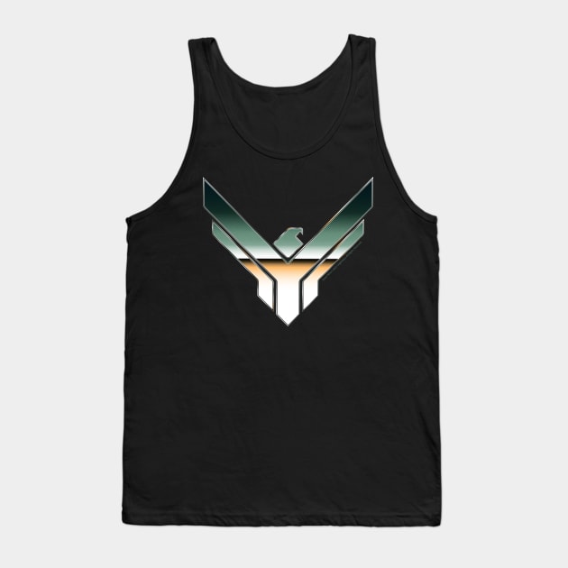 House Atreides chrome symbol Tank Top by Vitaliy_Klimenko